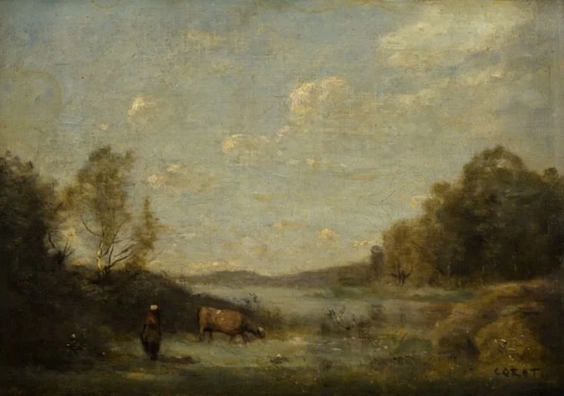Jean - Baptiste, Camille Corot, Il lao, Glasgow Museums Resource Centre
